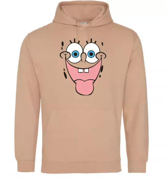 Жіноча толстовка (худі) Sponge Bob показує язик Пісочний фото