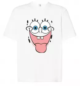 Футболка Оверсайз Планктон Белый фото