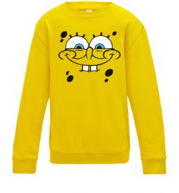 Детский Свитшот Sponge Bob обличчя з посмішкою