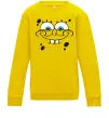 Дитячий світшот Sponge Bob обличчя з посмішкою Сонячно жовтий фото