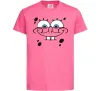 Детская футболка Sponge Bob обличчя з посмішкою Ярко-розовый фото