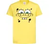 Детская футболка Sponge Bob обличчя з посмішкою Лимонный фото