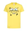 Детская футболка Sponge Bob обличчя з посмішкою Лимонный фото