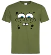 Мужская футболка Sponge Bob обличчя з посмішкою Оливковый Мужская футболка Sponge Bob обличчя з посмішкою Оливковый фото