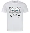 Мужская футболка Sponge Bob обличчя з посмішкою Белый Мужская футболка Sponge Bob обличчя з посмішкою Белый фото