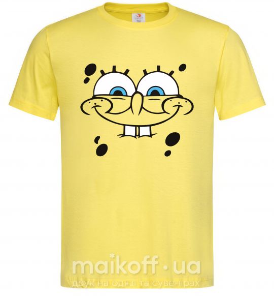 Чоловіча футболка Sponge Bob лицо с улыбкой Лимонний фото