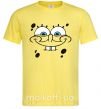 Мужская футболка Sponge Bob лицо с улыбкой Лимонный фото