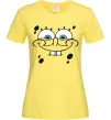 Женская футболка Sponge Bob обличчя з посмішкою Лимонный фото