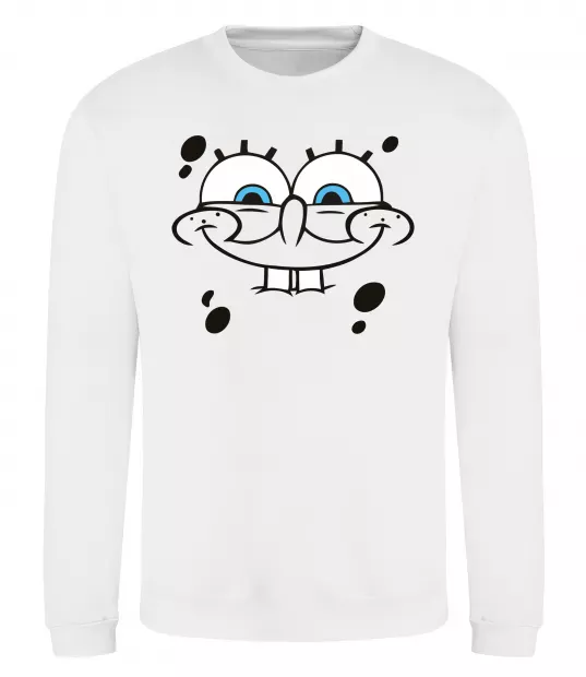 Свитшот Sponge Bob обличчя з посмішкою Белый фото
