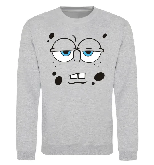 Свитшот Sponge Bob стомлений Серый меланж фото