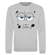 Свитшот Sponge Bob стомлений Серый меланж фото