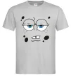 Мужская футболка Sponge Bob стомлений Серый фото