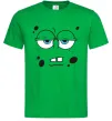 Мужская футболка Sponge Bob стомлений Зеленый фото