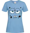 Жіноча футболка Sponge Bob стомлений Блакитний фото