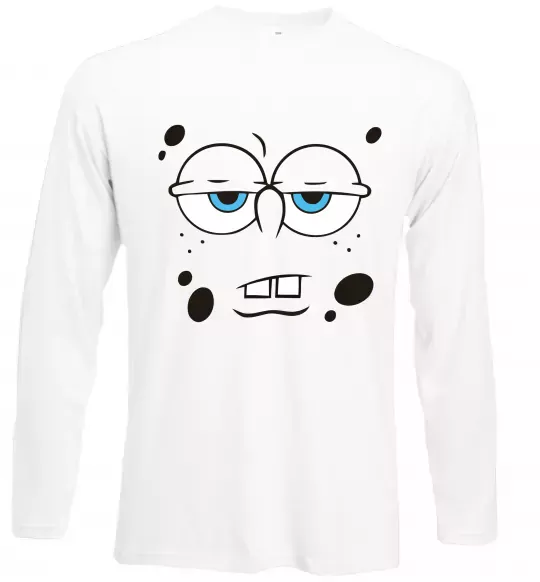 Лонгслив Sponge Bob стомлений Белый фото