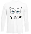 Лонгслив Sponge Bob стомлений Белый фото