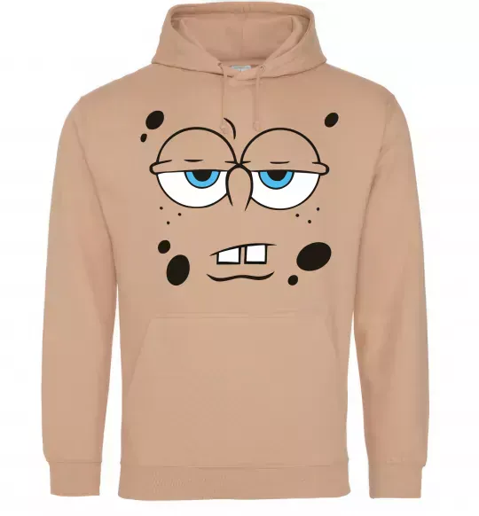 Жіноча толстовка (худі) Sponge Bob стомлений Пісочний фото
