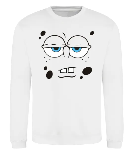 Свитшот Sponge Bob стомлений Белый фото