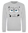 Свитшот Sponge Bob стомлений Серый меланж Свитшот Sponge Bob стомлений Серый меланж фото