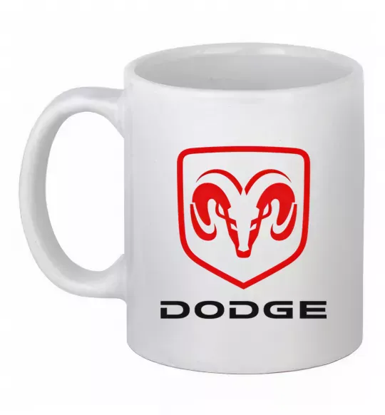 Чашка керамическая DODGE Белый фото
