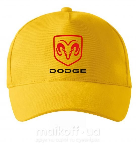 Кепка DODGE Солнечно желтый фото
