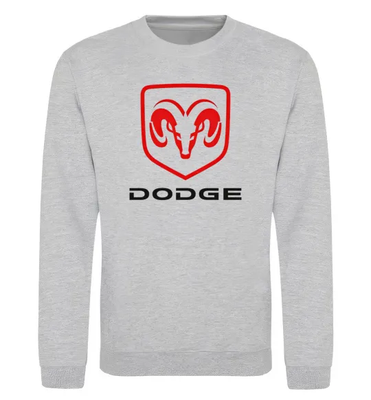 Світшот DODGE Сірий меланж фото