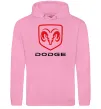 Чоловіча толстовка (худі) DODGE Рожевий фото