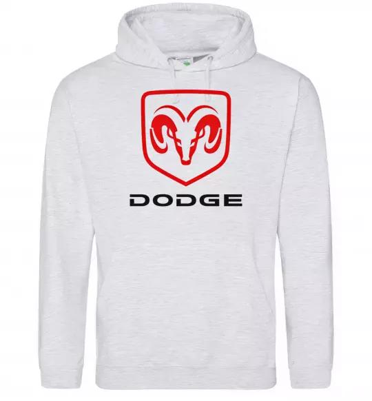 Мужская толстовка (худи) DODGE Серый меланж фото