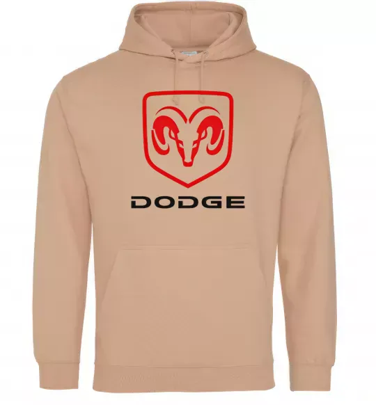 Мужская толстовка (худи) DODGE Песочный фото
