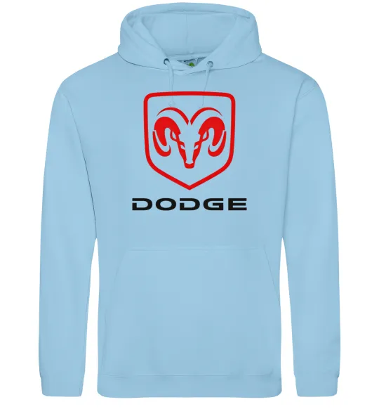 Чоловіча толстовка (худі) DODGE Блакитний фото