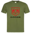Мужская футболка DODGE Оливковый Мужская футболка DODGE Оливковый фото