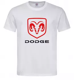 Мужская футболка DODGE Белый фото