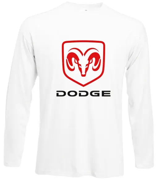 Лонгслив DODGE Белый фото