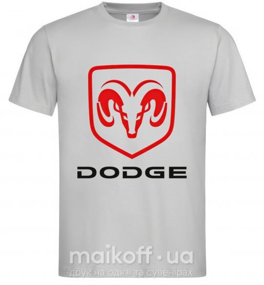 Чоловіча футболка DODGE Сірий фото