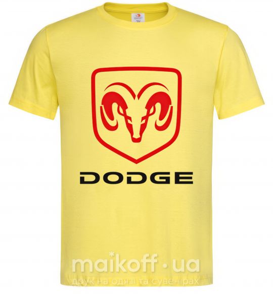 Мужская футболка DODGE Лимонный фото