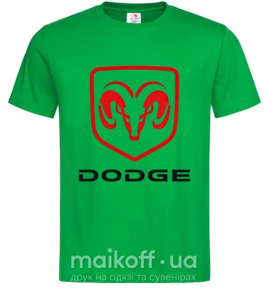 Мужская футболка DODGE Зеленый фото