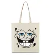 Эко-сумка Sponge Bob задоволений Бежевый фото