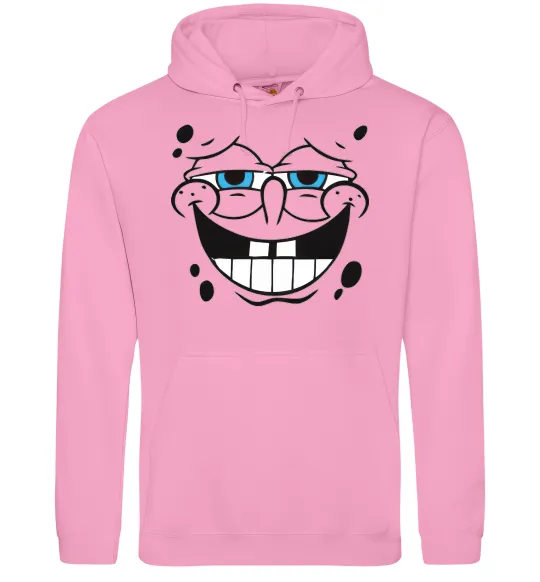 Чоловіча толстовка (худі) Sponge Bob задоволений Рожевий фото