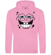 Чоловіча толстовка (худі) Sponge Bob задоволений Рожевий Чоловіча толстовка (худі) Sponge Bob задоволений Рожевий фото
