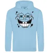 Жіноча толстовка (худі) Sponge Bob задоволений Блакитний фото