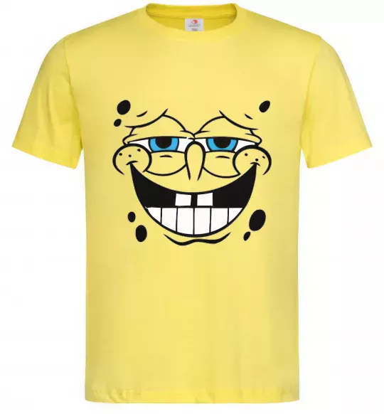 Чоловіча футболка Sponge Bob задоволений Лимонний фото
