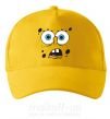 Кепка Sponge Bob удивлённое лицо Солнечно желтый фото