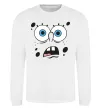 Світшот Sponge Bob здивований Білий фото