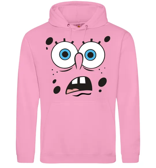 Женская толстовка (худи) Sponge Bob здивований Розовый фото