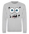 Світшот Sponge Bob здивований Сірий меланж Світшот Sponge Bob здивований Сірий меланж фото