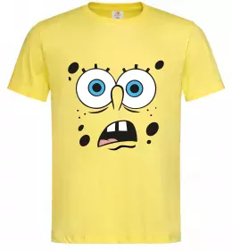 Мужская футболка Sponge Bob здивований Лимонный фото