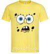 Мужская футболка Sponge Bob удивлённое лицо Лимонный фото