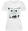 Женская футболка Sponge Bob здивований Белый фото