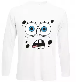 Лонгслив Sponge Bob здивований Белый фото