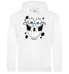 Чоловіча толстовка (худі) Sponge Bob щасливий Білий фото